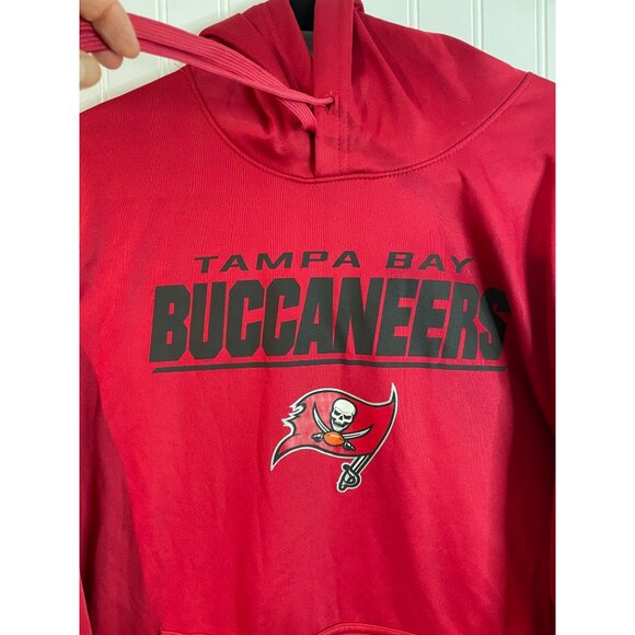 Tampa Bay Buccaneers Red Hoodie NFL Combine Authentic New Era Team Apparel XL - Picture 4 of 14